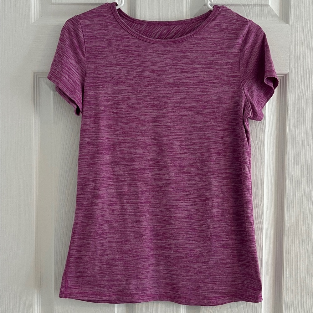 All in motion, Heather purple athletic tee